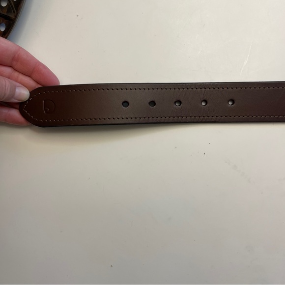 Carhartt Belt Mens 42 Brown Full Grain Leather Legacy Casual Work WB5561 M - Picture 8 of 8